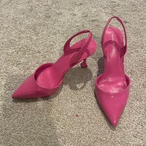 Marc Fisher Pink Pointed Slingback Heels